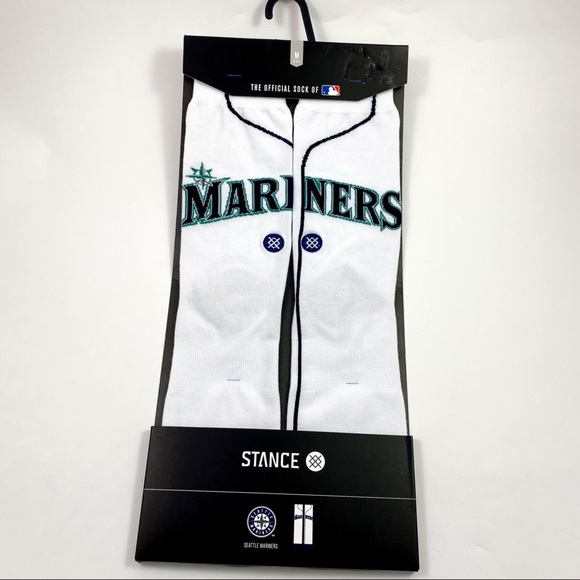 Stance MLB Seattle Mariners Home Crew Socks 6-8.5 - Picture 1 of 5